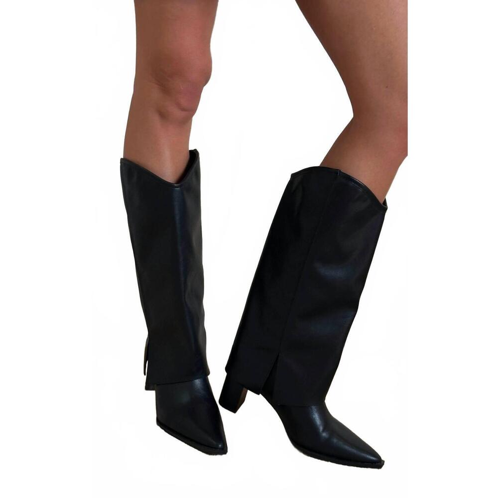 NEW MATISSE women's walker fold over boots in black - Picture 6 of 6